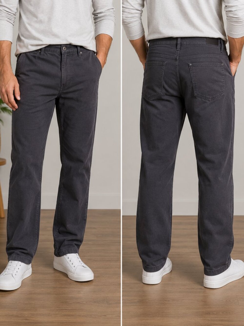 Reaction Kenneth Cole Gray Stretch Jeans Men's 30x30 Straight Casual Pants